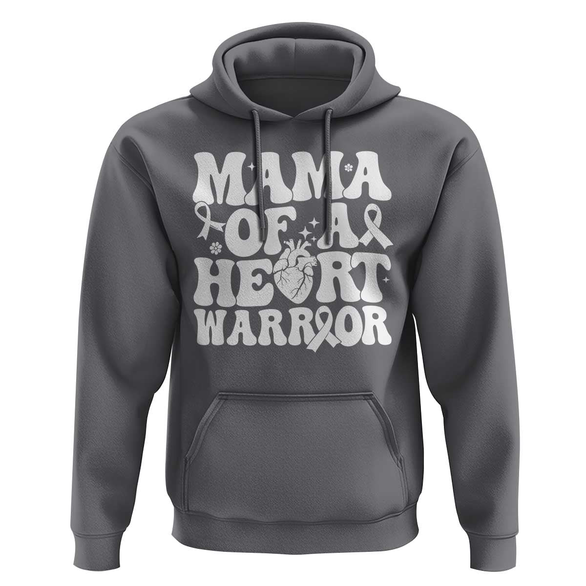 CHD Heart Disease Awareness Hoodie Heart Warrior Mama