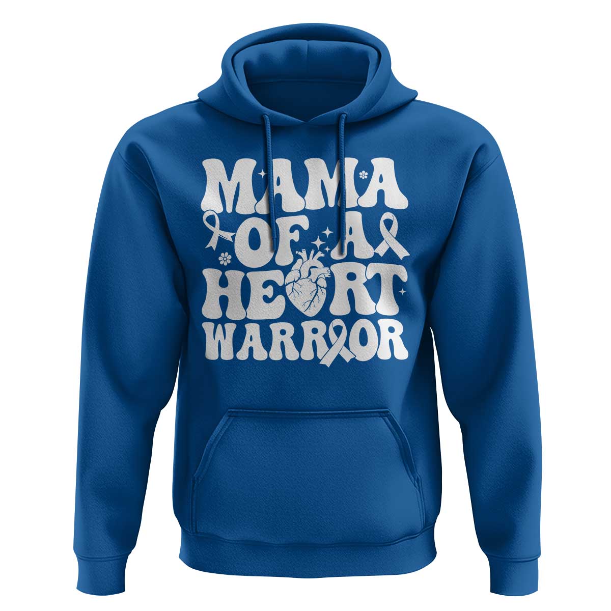 CHD Heart Disease Awareness Hoodie Heart Warrior Mama