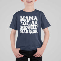 CHD Heart Disease Awareness T Shirt For Kid Heart Warrior Mama