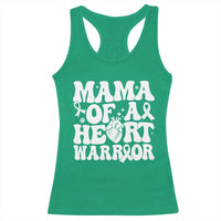 CHD Heart Disease Awareness Racerback Tank Top Heart Warrior Mama