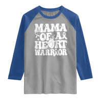 CHD Heart Disease Awareness Raglan Shirt Heart Warrior Mama