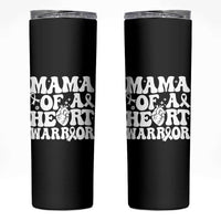 CHD Heart Disease Awareness Skinny Tumbler Heart Warrior Mama