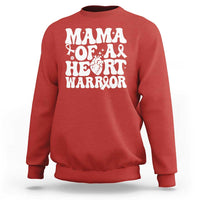 CHD Heart Disease Awareness Sweatshirt Heart Warrior Mama