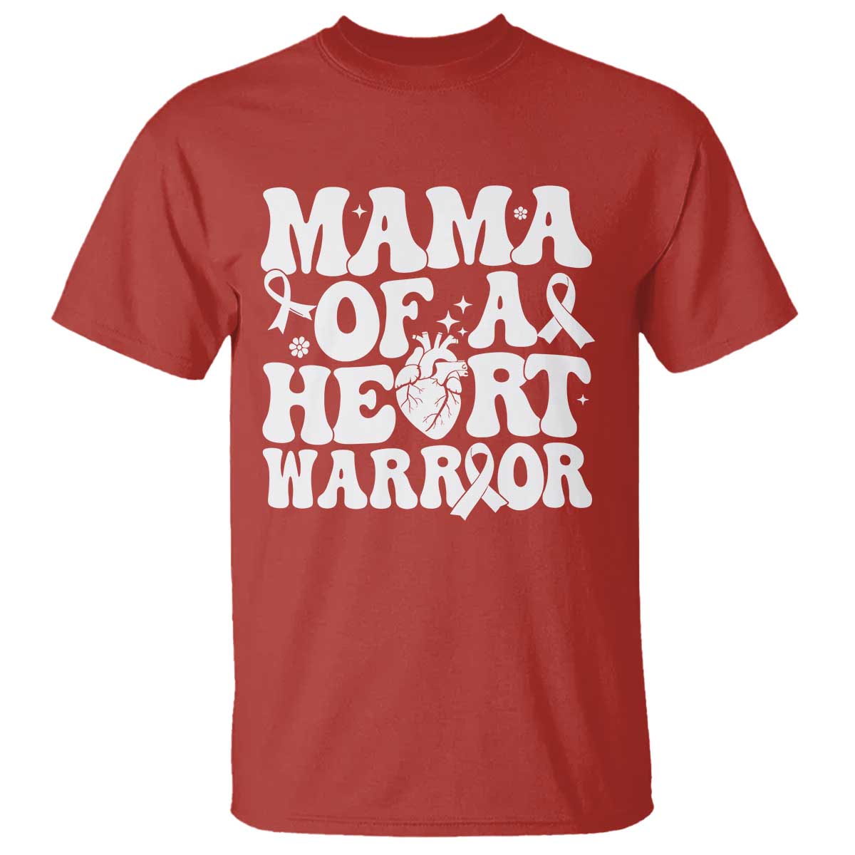 CHD Heart Disease Awareness T Shirt Heart Warrior Mama
