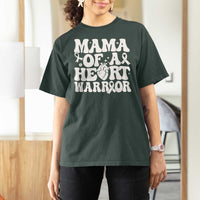 CHD Heart Disease Awareness T Shirt For Women Heart Warrior Mama