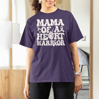 CHD Heart Disease Awareness T Shirt For Women Heart Warrior Mama