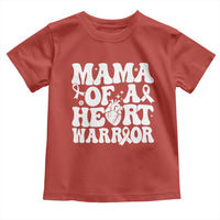 CHD Heart Disease Awareness Toddler T Shirt Heart Warrior Mama