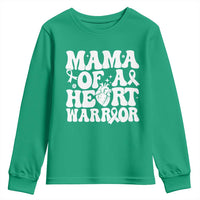 CHD Heart Disease Awareness Youth Sweatshirt Heart Warrior Mama
