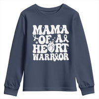 CHD Heart Disease Awareness Youth Sweatshirt Heart Warrior Mama