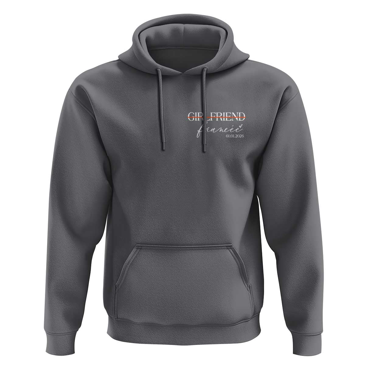 Personalized Fiancee Hoodie Custom Date Girlfriend Engagement Gifts Future Mr and Mrs