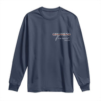 Personalized Fiancee Long Sleeve Shirt Custom Date Girlfriend Engagement Gifts Future Mr and Mrs
