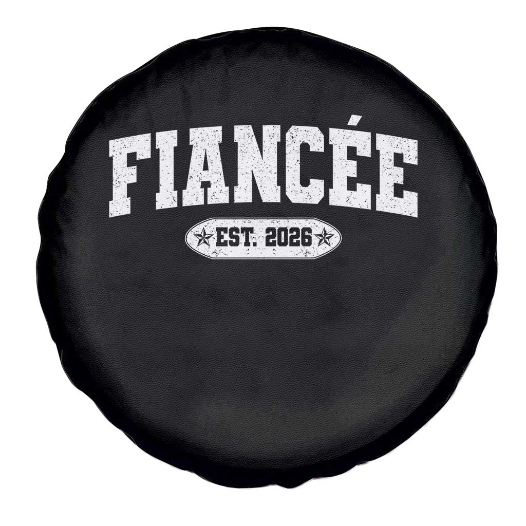 Fiancee Est 2026 Spare Tire Cover Future Mrs. and Mr. Bridal Shower Engagement Gift
