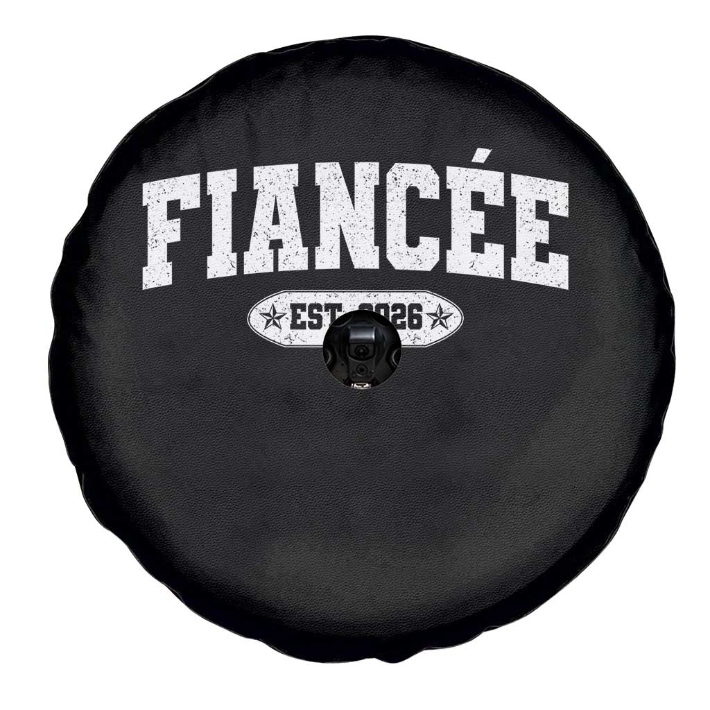Fiancee Est 2026 Spare Tire Cover Future Mrs. and Mr. Bridal Shower Engagement Gift