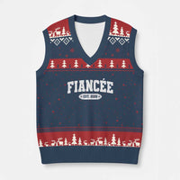 Fiancee Est 2026 V-Neck Knit Sweater Vest Future Mrs. and Mr. Bridal Shower Engagement Gift