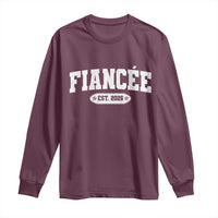 Fiancee Est 2026 Long Sleeve Shirt Future Mrs. and Mr. Bridal Shower Engagement Gift
