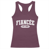 Fiancee Est 2026 Racerback Tank Top Future Mrs. and Mr. Bridal Shower Engagement Gift