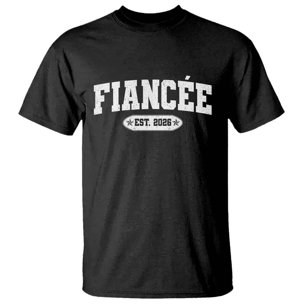 Fiancee Est 2026 T Shirt Future Mrs. and Mr. Bridal Shower Engagement Gift