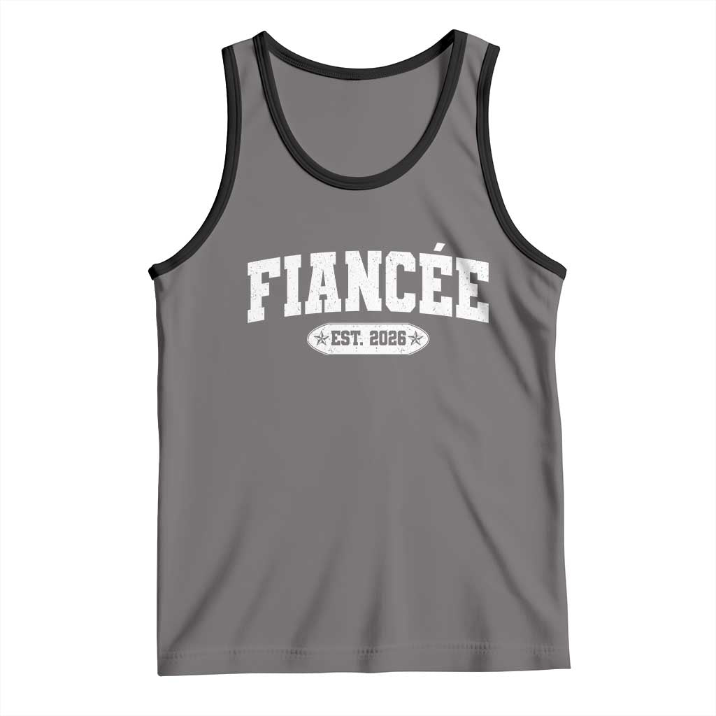 Fiancee Est 2026 Tank Top Future Mrs. and Mr. Bridal Shower Engagement Gift
