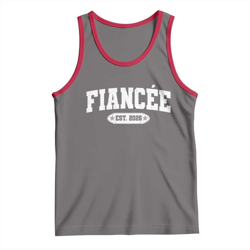 Fiancee Est 2026 Tank Top Future Mrs. and Mr. Bridal Shower Engagement Gift