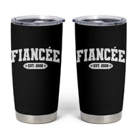 Fiancee Est 2026 Tumbler Cup Future Mrs. and Mr. Bridal Shower Engagement Gift