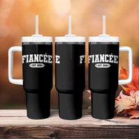 Fiancee Est 2026 Tumbler With Handle Future Mrs. and Mr. Bridal Shower Engagement Gift