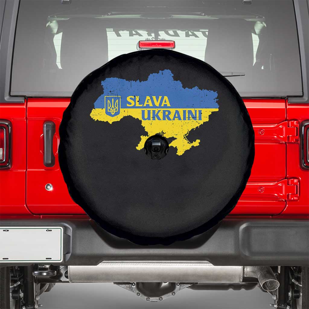 Slava Ukraini Spare Tire Cover Ukrainian Ukraine Flag Pride