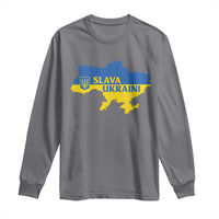 Slava Ukraini Long Sleeve Shirt Ukrainian Ukraine Flag Pride