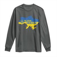 Slava Ukraini Long Sleeve Shirt Ukrainian Ukraine Flag Pride
