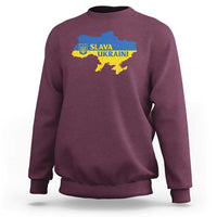 Slava Ukraini Sweatshirt Ukrainian Ukraine Flag Pride