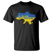 Slava Ukraini T Shirt Ukrainian Ukraine Flag Pride