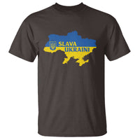 Slava Ukraini T Shirt Ukrainian Ukraine Flag Pride