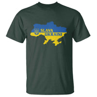 Slava Ukraini T Shirt Ukrainian Ukraine Flag Pride