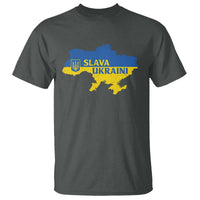 Slava Ukraini T Shirt Ukrainian Ukraine Flag Pride