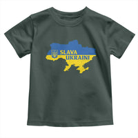 Slava Ukraini Toddler T Shirt Ukrainian Ukraine Flag Pride