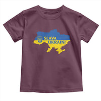 Slava Ukraini Toddler T Shirt Ukrainian Ukraine Flag Pride