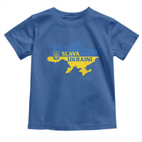 Slava Ukraini Toddler T Shirt Ukrainian Ukraine Flag Pride