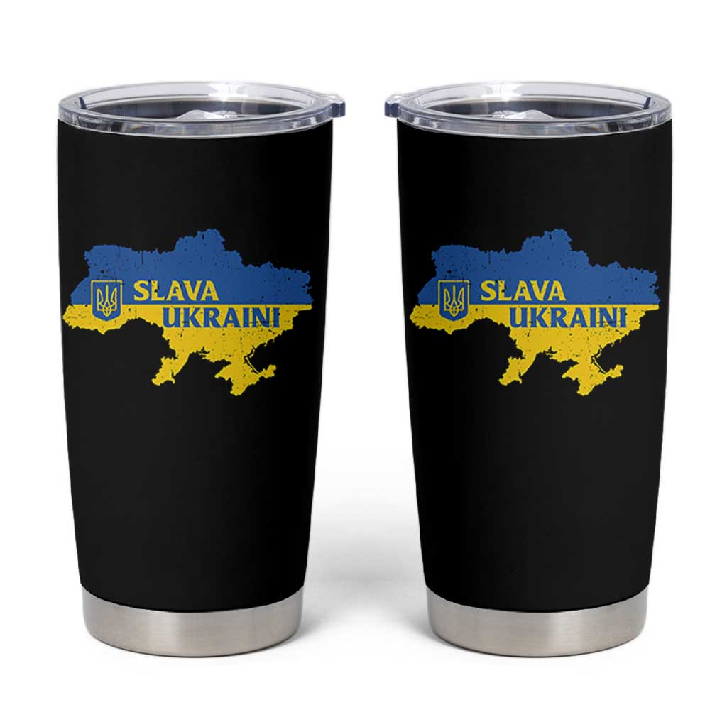 Slava Ukraini Tumbler Cup Ukrainian Ukraine Flag Pride