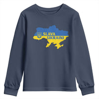 Slava Ukraini Youth Sweatshirt Ukrainian Ukraine Flag Pride