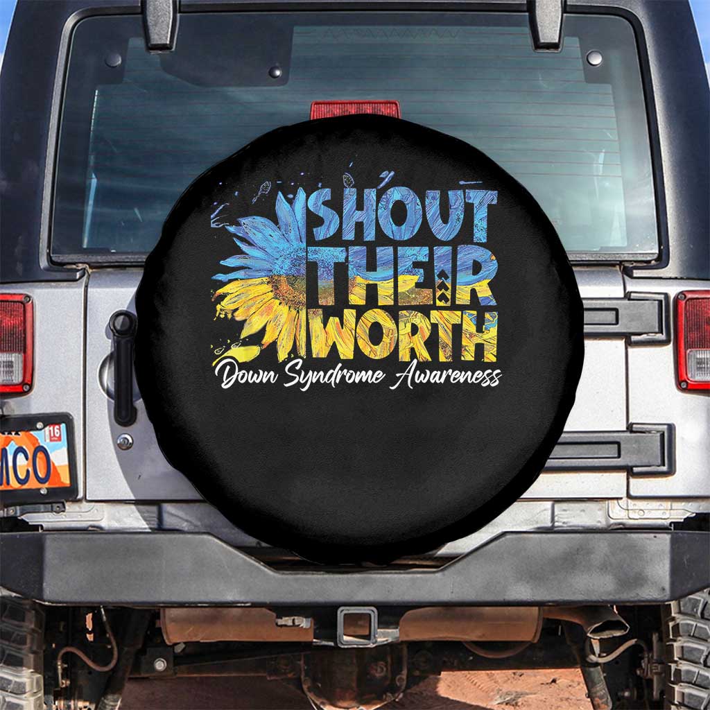 Down Syndrome Awareness Sunflower Spare Tire Cover Shout Their Worth