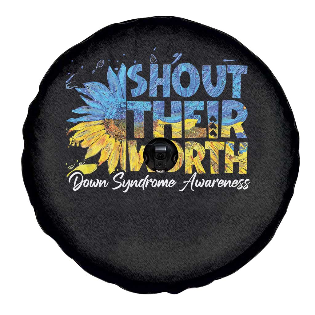 Down Syndrome Awareness Sunflower Spare Tire Cover Shout Their Worth
