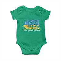 Down Syndrome Awareness Sunflower Baby Onesie Shout Their Worth