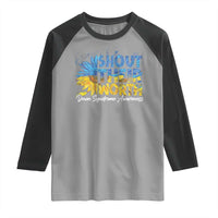 Down Syndrome Awareness Sunflower Raglan Shirt Shout Their Worth