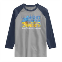 Down Syndrome Awareness Sunflower Raglan Shirt Shout Their Worth