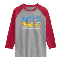 Down Syndrome Awareness Sunflower Raglan Shirt Shout Their Worth