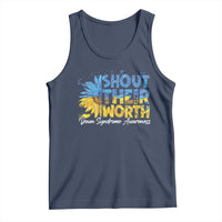 Down Syndrome Awareness Sunflower Tank Top Shout Their Worth