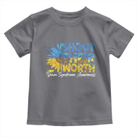 Down Syndrome Awareness Sunflower Toddler T Shirt Shout Their Worth