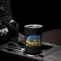 Down Syndrome Awareness Sunflower Tumbler Cup Shout Their Worth