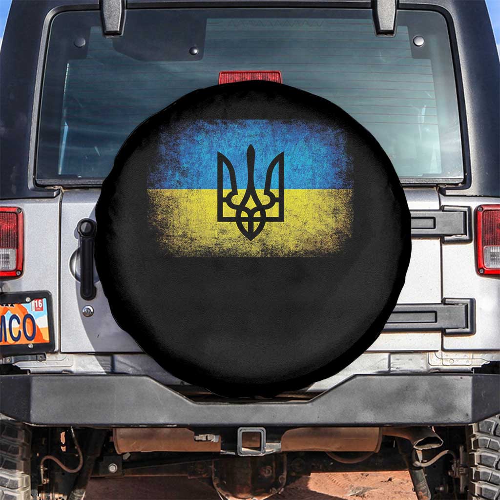Vintage Ukraine Ukrainian Flag Spare Tire Cover Ukrainians Gifts