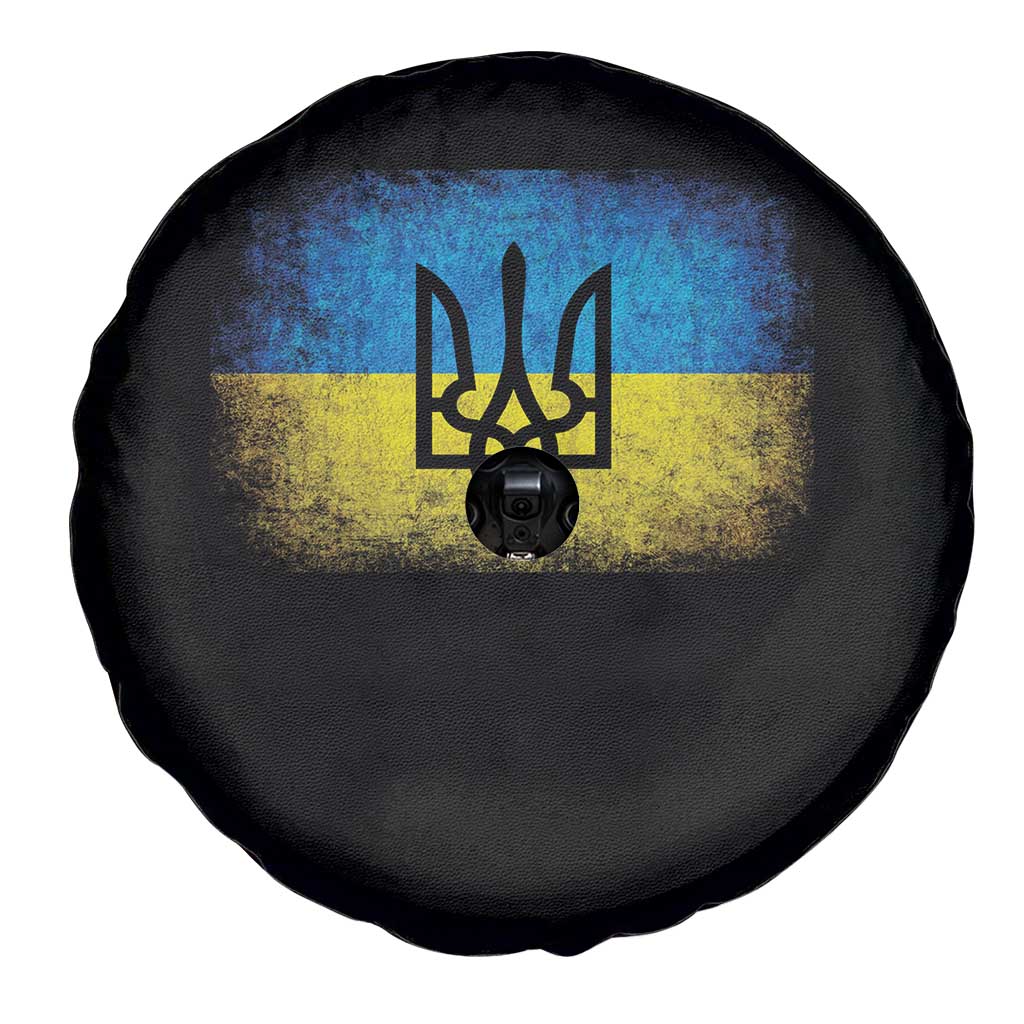 Vintage Ukraine Ukrainian Flag Spare Tire Cover Ukrainians Gifts