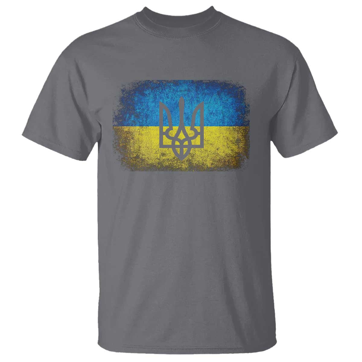 Vintage Ukraine Ukrainian Flag T Shirt Ukrainians Gifts